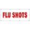 Signmission FLU SHOTS BANNER SIGN medical walk in clinic signs shot walk-in B-96 Flu Shots - alternate 1